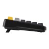 F108 Gray+Orange+Deep Gray Gasket Keyboard with Volcano RGB Switches – AULA