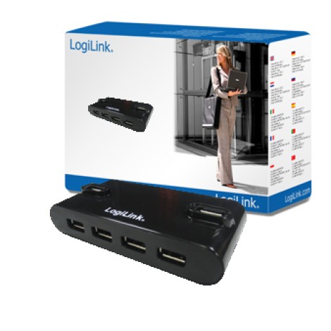 Logilink | USB 2.0 Hub-4 port whit power adapter