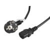 Lanberg CA-C13C-11CC-0030-BK power cable Black 3 m C13 coupler CEE7/7