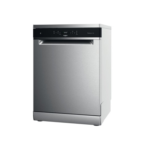 Whirlpool Dishwasher | WFO 3T133 P 6.5 X | Freestanding | Width 60 cm | Number of place settings 14 | Number of programs 10 | Energy efficiency class D | Display | Stainless steel