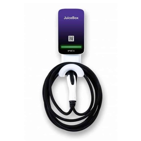 Electric vehicle charging station - Enel X JuiceBox 2.01 with cable