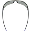 Okulary rowerowe UVEX Equate, black/blue matt/mirror blue