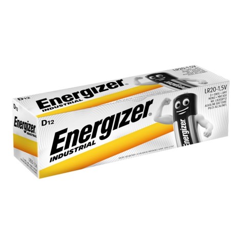 ENERGIZER BATTERIES  INDUSTRIAL PRO D LR20 1.5V 12 PCS