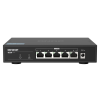 QNAP | 5 port 2.5Gbps Auto Negotiation (2.5G/1G/100M) | QSW-1105-5T | Unmanaged | Desktop | Gigabit Ethernet (copper) ports quantity 5