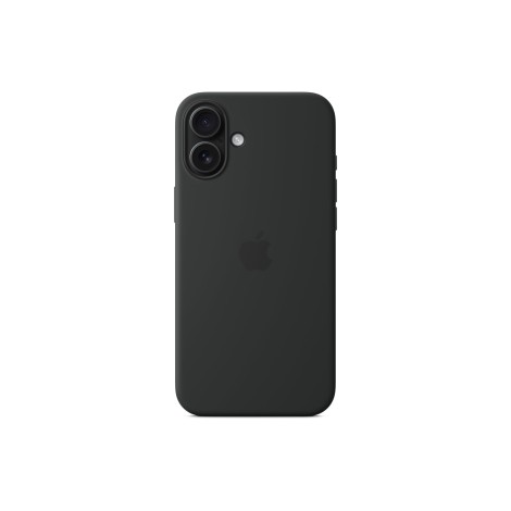 Apple iPhone 16 Plus Silicone Case with MagSafe - Black | Apple