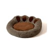 GO GIFT Dog and cat bed XXL - brown - 85x85 cm