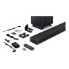 Sharp HT-SBW53121(BK) Q 3.1.2 Dolby Atmos/ DTS:X Soundbar with Wireless Subwoofer, Black | Sharp