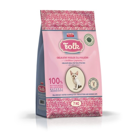FOLK Delikatny posiłek dla malucha z królikiem i jagnięciną 7kg