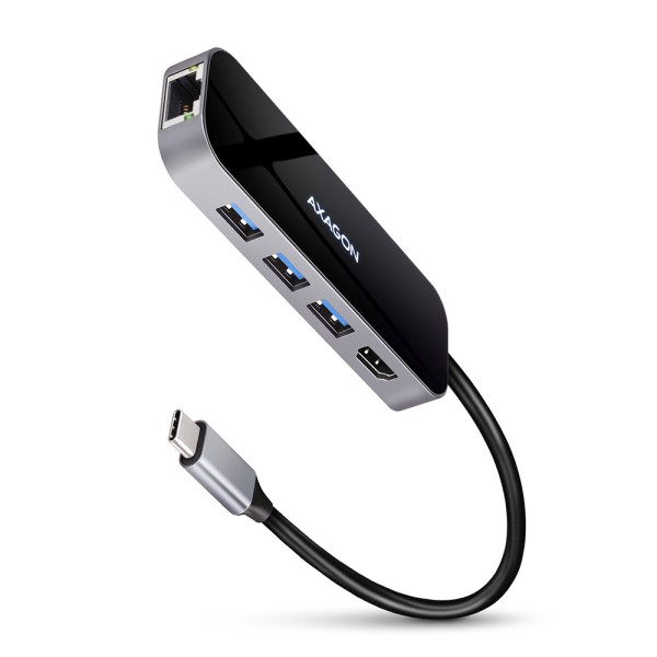 AXAGON SuperSpeed USB-C COMBO 6in1 Hub ...