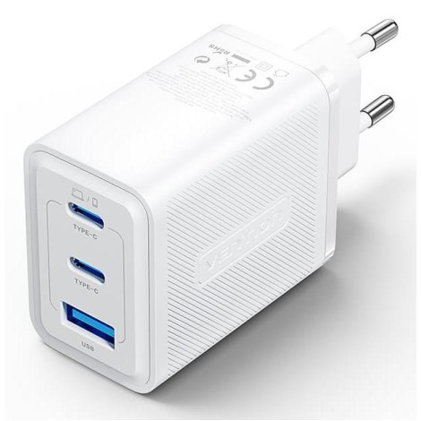 MOBILE CHARGER WALL 65W USB/3P WHITE FERW0-EU VENTION