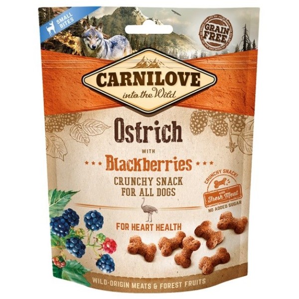 CARNILOVE Fresh Crunchy Ostrich with blackberries ...