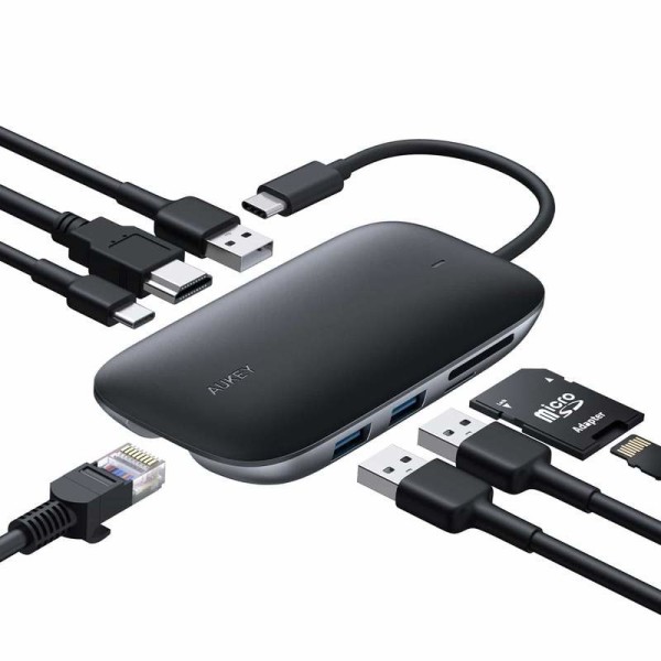 AUKEY CB-C71 interface hub 5000 Mbit/s ...