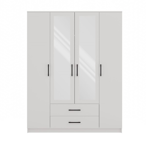 Topeshop ROMANA 160 BIEL bedroom wardrobe/closet ...