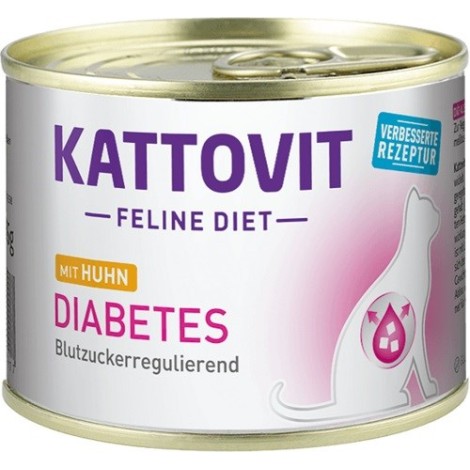 KATTOVIT Feline Diet Diabetes - wet cat food - 185g