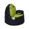 Sako bag pouffe Coffee black-olive XXL 120 x 80 cm