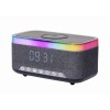 MOBILE CHARGER WRL&ALARM CLOCK/DAC-SPKBT-QC15-BK GEMBIRD