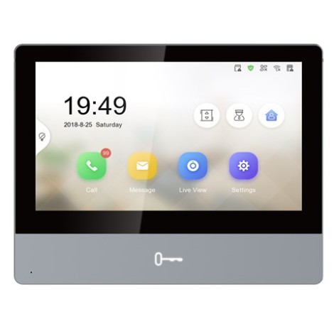 Hikvision DS-KH8350-TE1 video intercom system 17.8 cm (7") Black, Grey