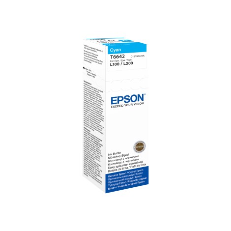 EPSON 1LB T6642 CYAN INK BOTTLE 70ML