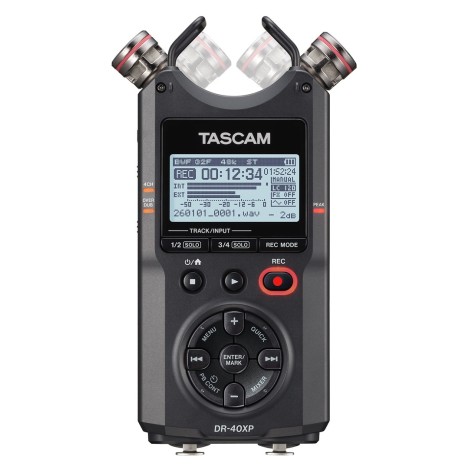 Tascam DR-40XP - Przenośny rejestrator cyfrowy z interfejsem audio USB