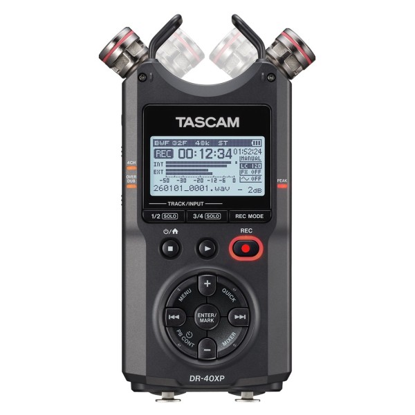 Tascam DR-40XP - Przenośny rejestrator cyfrowy ...