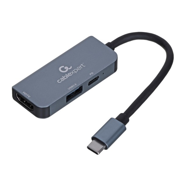 Gembird A-CM-COMBO3-02 USB Type-C 3-in-1 multi-port ...