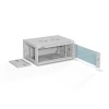 ALANTEC 19" 4U 600x450 wall-mounted cabinet, grey