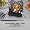 Caso Mobile Single Hob | ProSlim 2000 | Induction | Number of burners/cooking zones 1 | Touch | Timer | Black