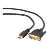 Gembird monitoriaus kabelis HDMI/DVI-DM (18+1) 1.8m | Cablexpert | HDMI to DVI-D | 1.8 m