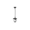 PHILIPS Creek hanging outdoor light, IP44, 1 x 60 W, E27, black, ø17.5 x 82 cm