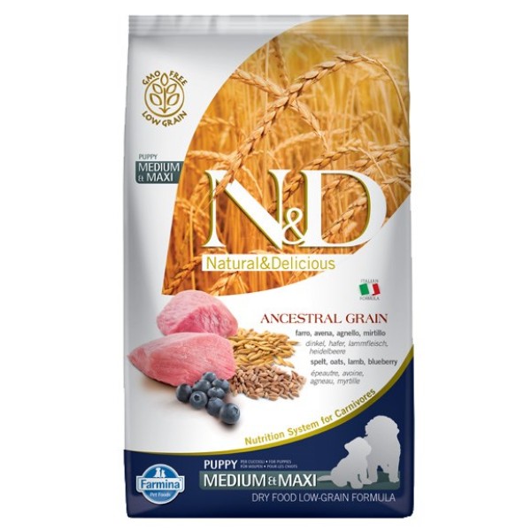 FARMINA N&D Ancestral Grain Puppy Medium&Maxi ...