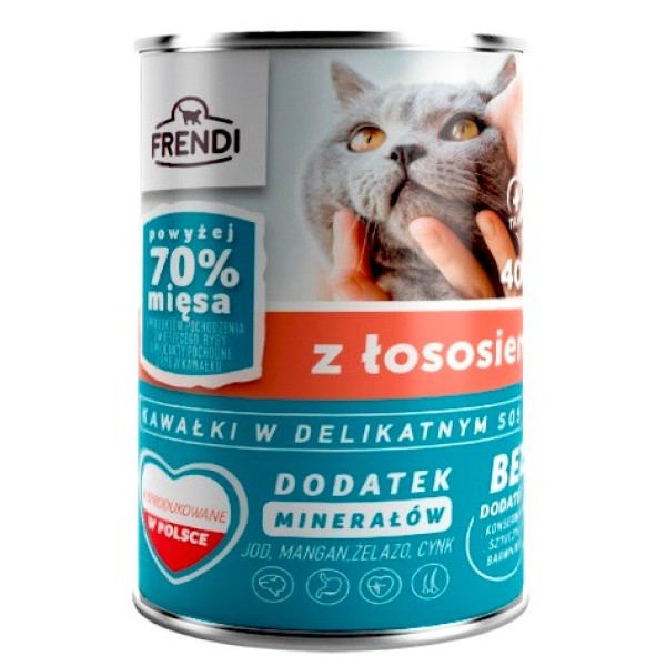 FRENDI with Salmon chunks in delicate ...
