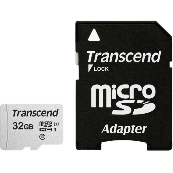 MEMORY MICRO SDHC 32GB W/ADAPT/C10 TS32GUSD300S-A ...