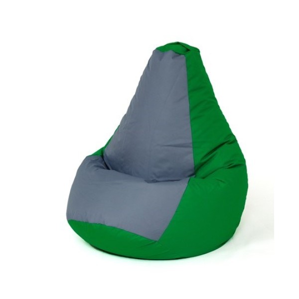 Sako bag pouffe Pear green-grey L ...