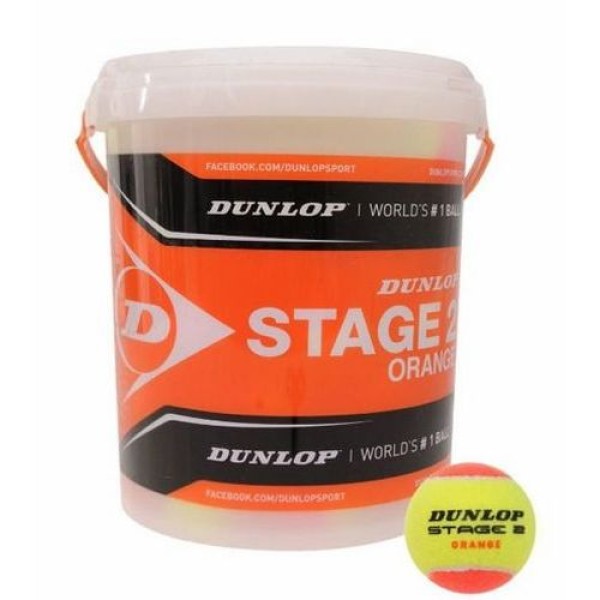 Tennis balls DUNLOP STAGE 2 60-bucket ...