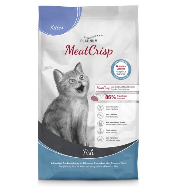 PLATINUM MeatCrisp Kitten Fish - dry ...