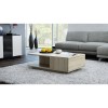 Topeshop DENVER SONOMA coffee/side/end table Coffee table Free-form shape 1 leg(s)