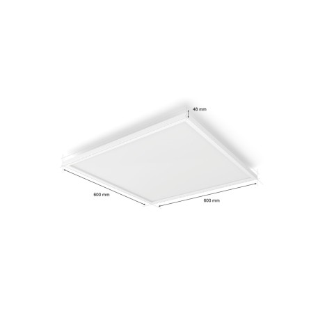 Philips Hue Surimu Square Panel | 100 W | White and colour 2000-6500 Hue White Colour Ambiance | Bluetooth