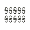 Mil-Tec S-Hook snap hook set - Green