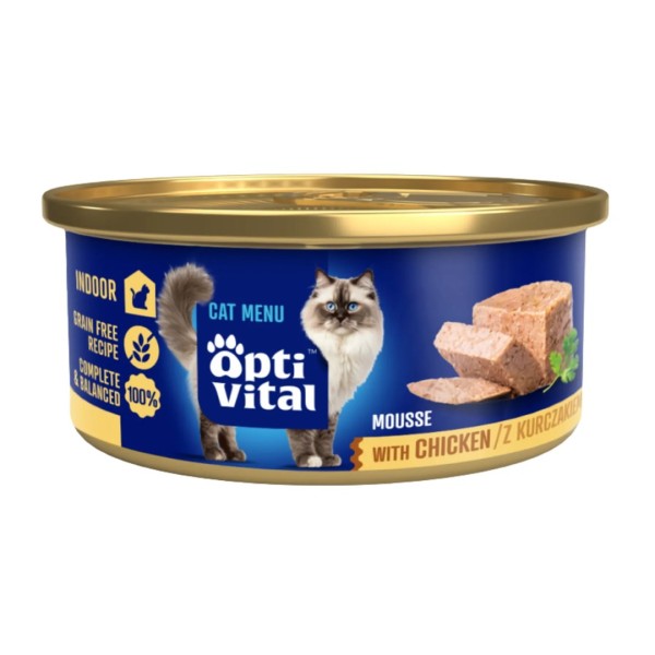 OPTIVITAL Mousse Chicken - wet cat ...