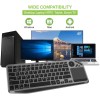 Techly ICTB9801TB keyboard Universal RF Wireless + Bluetooth QWERTY US English Black