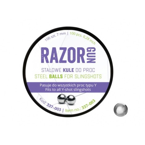 RazorGun 7 mm slingshot balls 100 pcs. (337-003)