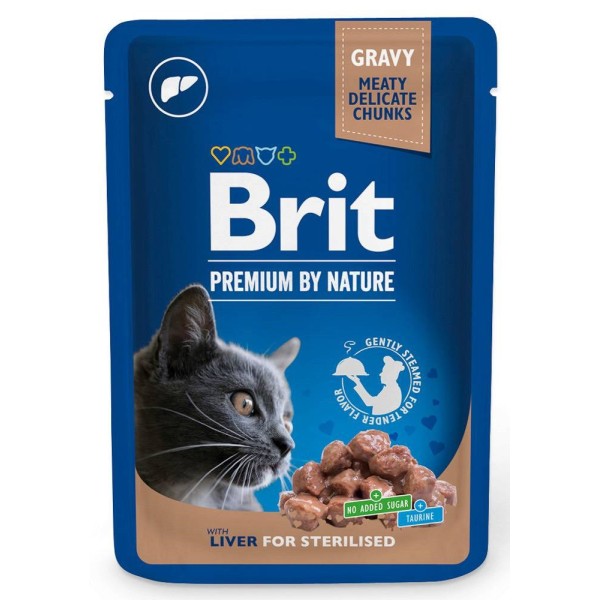 BRIT Premium Cat Liver Sterilised - ...