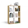 MALAX 2X3 ARTISAN/WHITE BOOKCASE