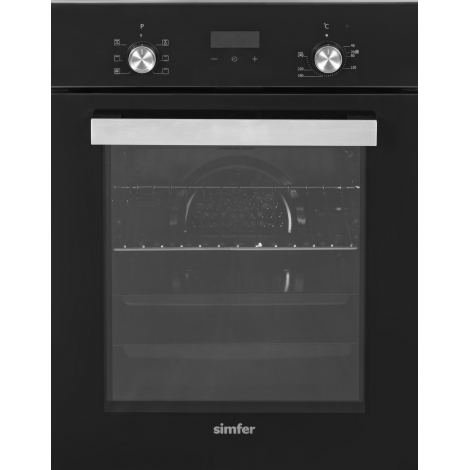 Simfer Oven | 4207DERSP.1 | 47 L | Multifunctional | Manual | Pop-up knobs | Height 59.5 cm | Width 45 cm | Black