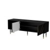 Cama 3D MOUNTAIN TV cabinet 154x40x55 black + gold