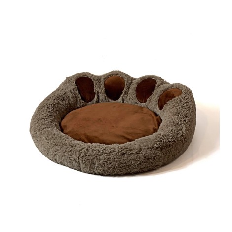 GO GIFT Dog and cat bed XXL - brown - 85x85 cm