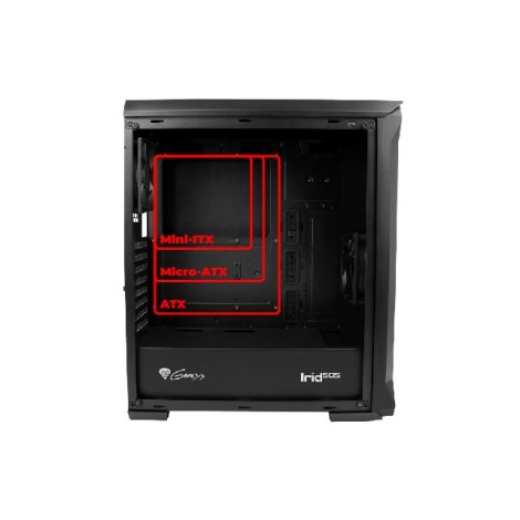 NATEC Genesis PC case Irid 505