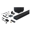 Sharp HT-SBW55121(BK) Q 5.1.2 Dolby Atmos/ DTS:X Soundbar with Wireless Subwoofer, Black | Sharp