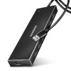 AXAGON HUE-F7A 7x USB 3.2 Gen 1 ALU FLAT CHARGING hub, micro USB power