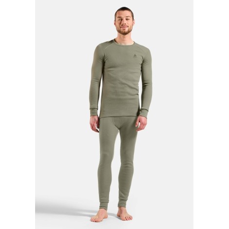 Bielizna termoaktywna z długim rękawem Odlo BL TOP crew neck l/s ACTIVE WARM roz. L Szara